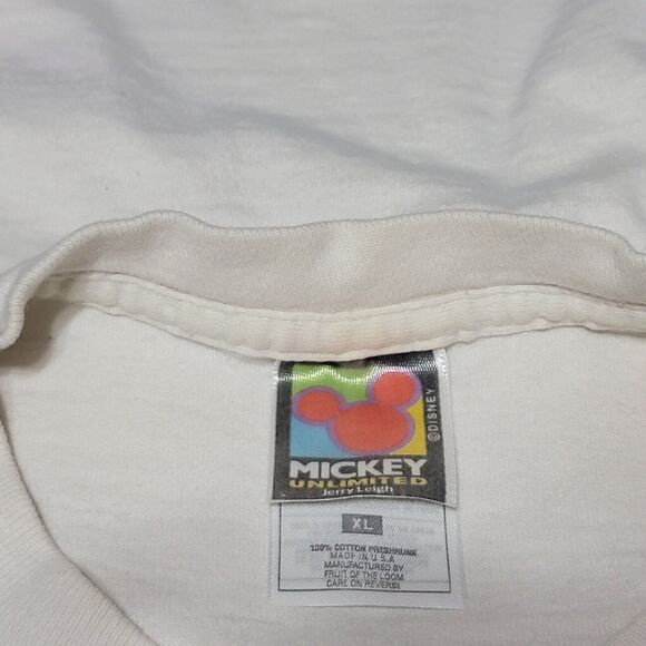 Vintage Mickey Unlimited Jerry Leigh, Mickey And Friends, Size XL, T-Shirt - Picture 4 of 10